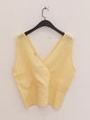 BASERANGE 25 Autumn/Winter Garlin Top Vest BAS-TSGA-FL-AU25-ANA YELLOW
